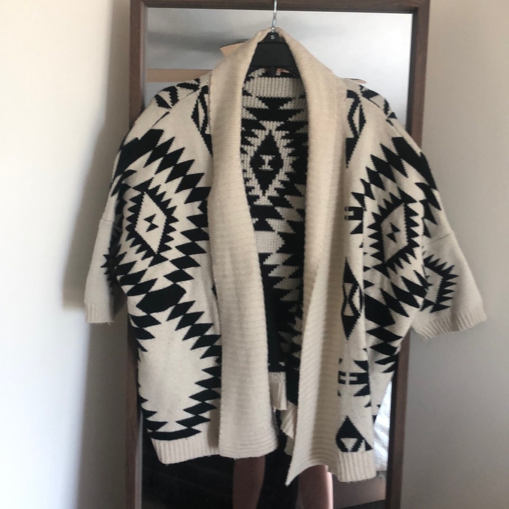 Black and ivory sweater